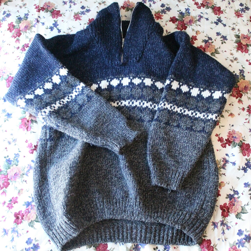 chunky oversize sweater